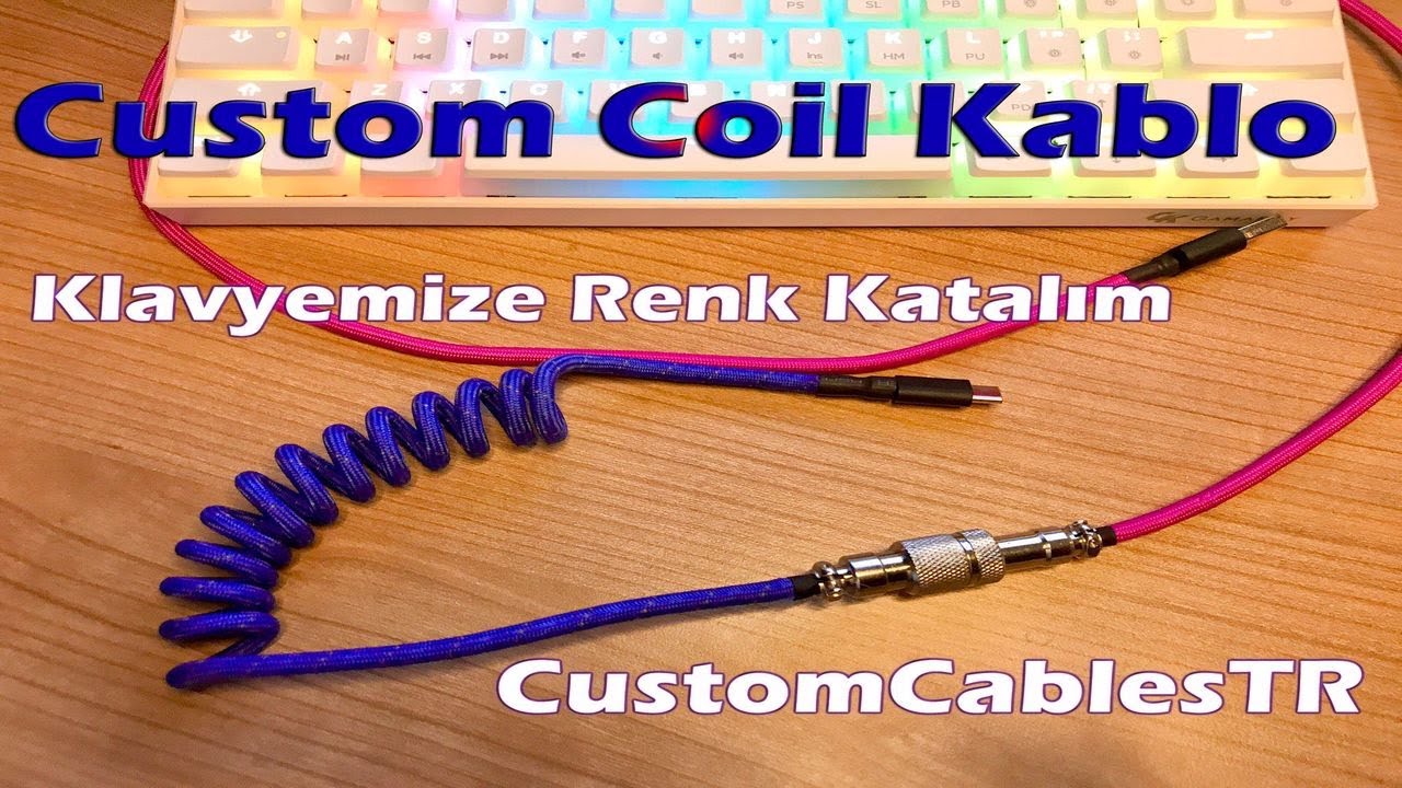 Klavyemize Biraz Renk Katalım - Custom Coil Klavye Kablosu - Kısa Bir İnceleme - CustomCablesTR