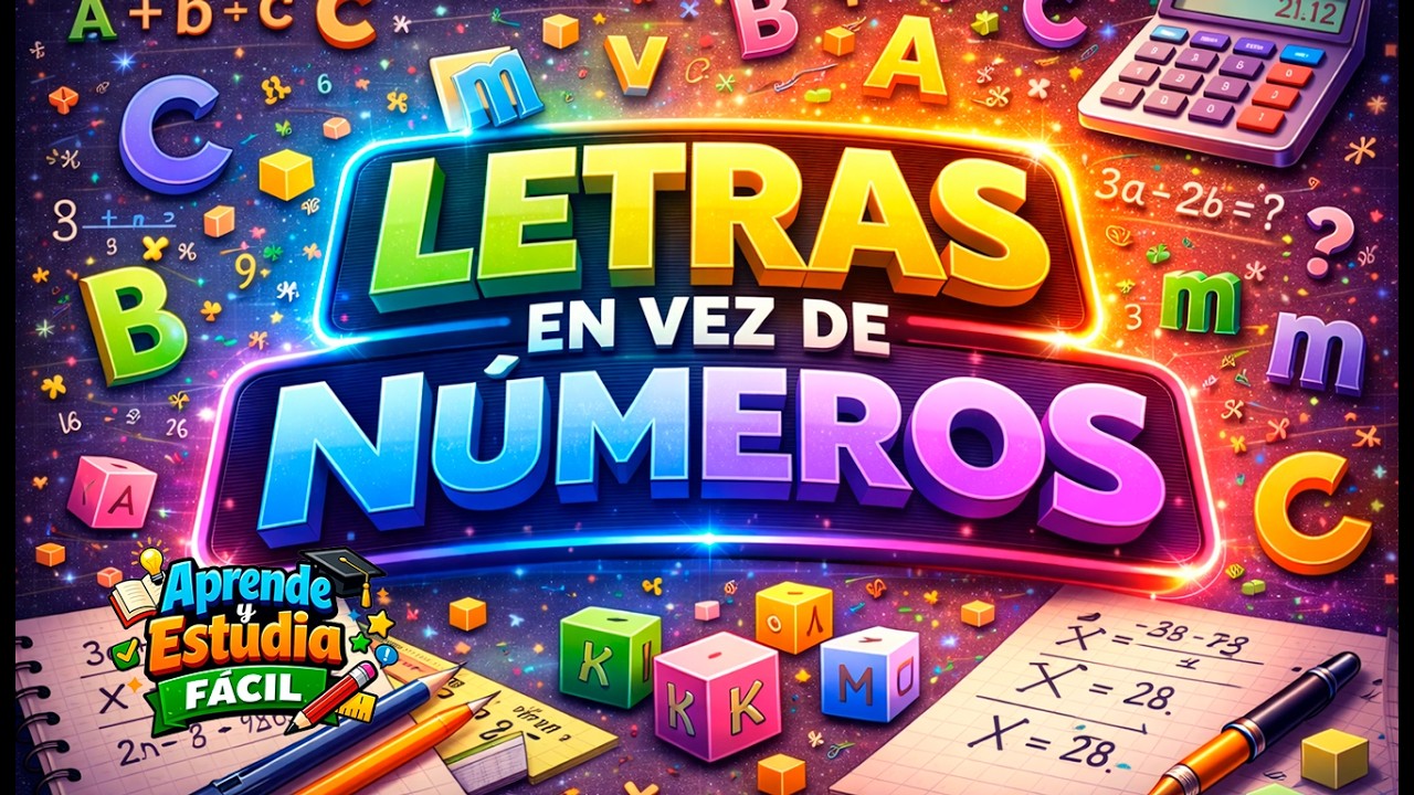 Descifrando el Álgebra | Letras en vez de números