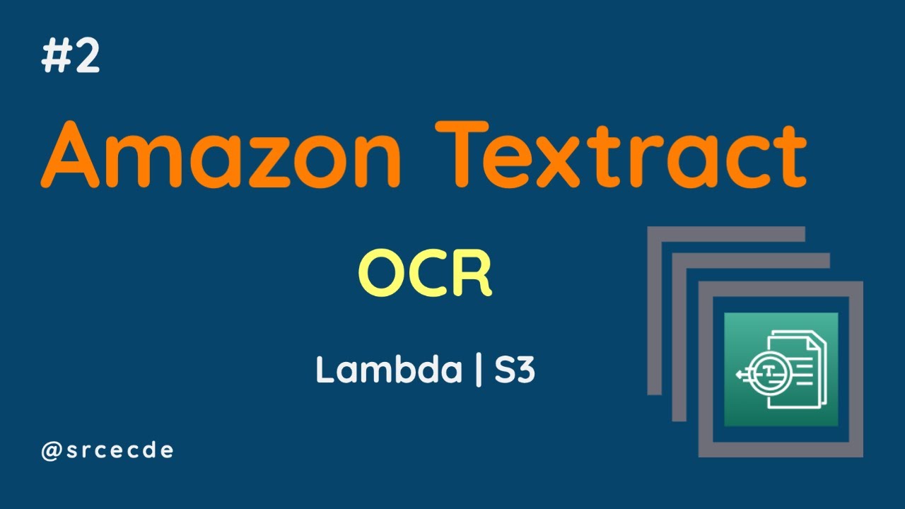 How to extract text from image document | Lambda | S3 - Amazon Textract tutorial p2