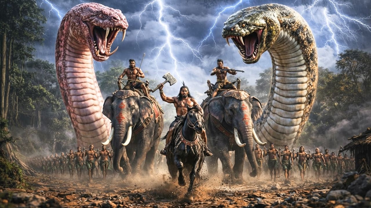 Zo’é Tribal Chief vs Two Giant Serpents – The Amazon War of Titans (Episode 6) 🔥