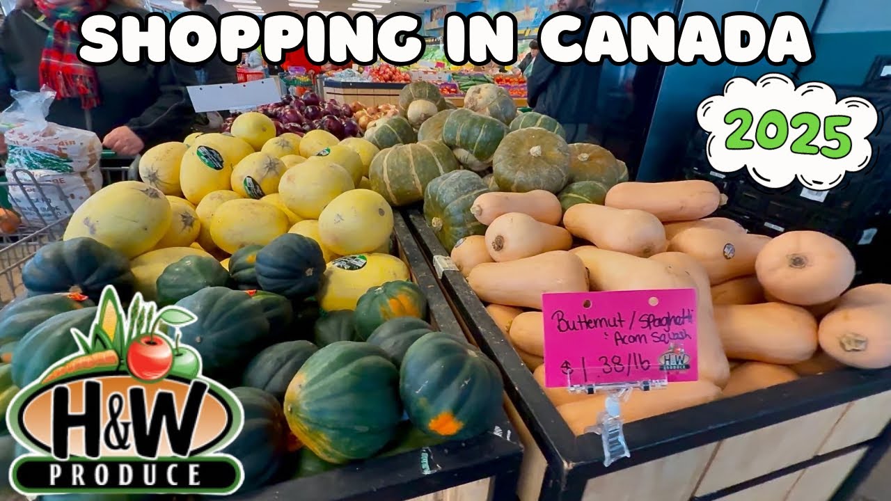 H&W Produce Market | Shopping in Canada | Grocery Prices 2025
