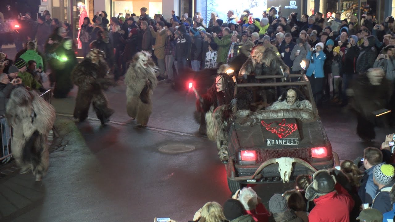Weihnachtsmarkt und Krampus in Ischgl