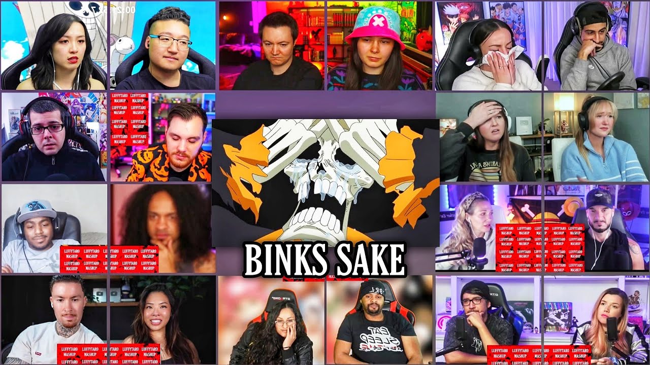 Binks Sake Reaction Mashup | One Piece Episode 380