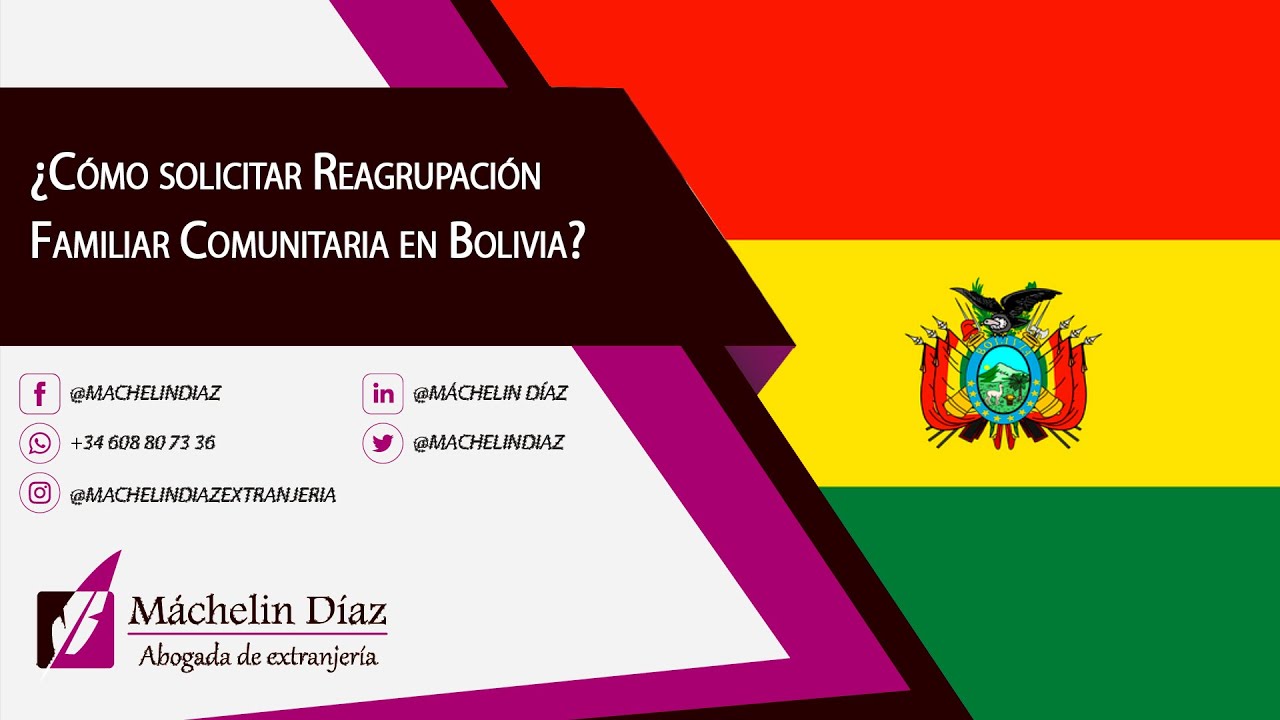 ¿Cómo solicitar REAGRUPACIÓN FAMILIAR COMUNITARIA en Bolivia?