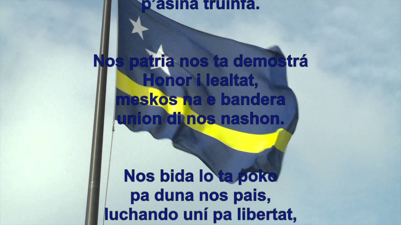 Lanta Bo Bos i Kanta HIMNO di Kòrsou   karaoke Tico Vos