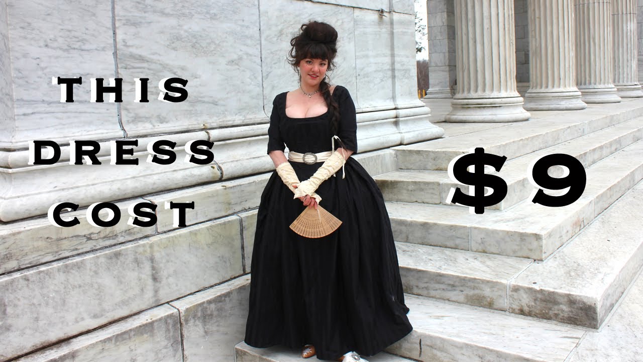 I made an 18th C. inspired gown for $9