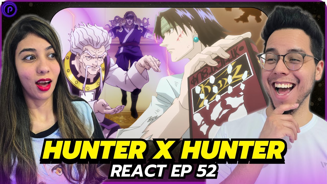 CHROLLO VS SILVA E ZENO ZOLDYCK! REACT HUNTER X HUNTER EP 52 DUBLADO