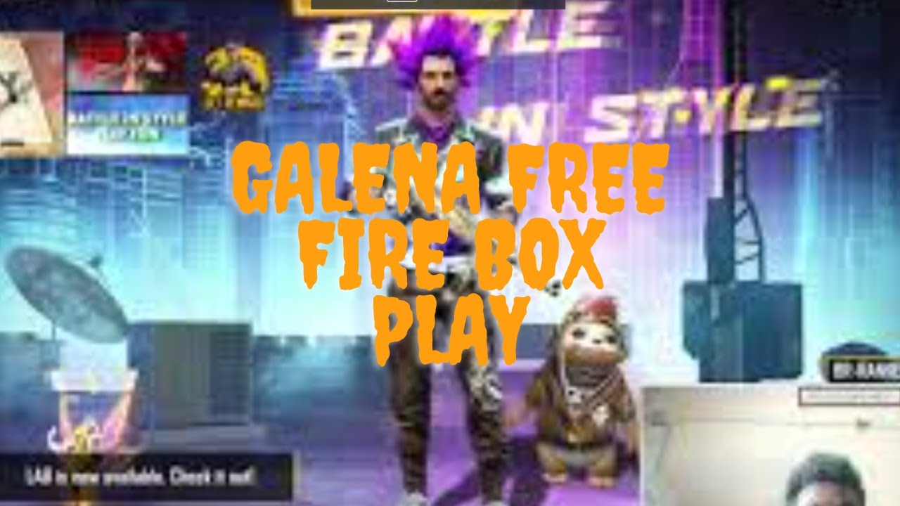 Galena Free Fire BoX Play| Noob Gaming Play| Funny Game play New 2022