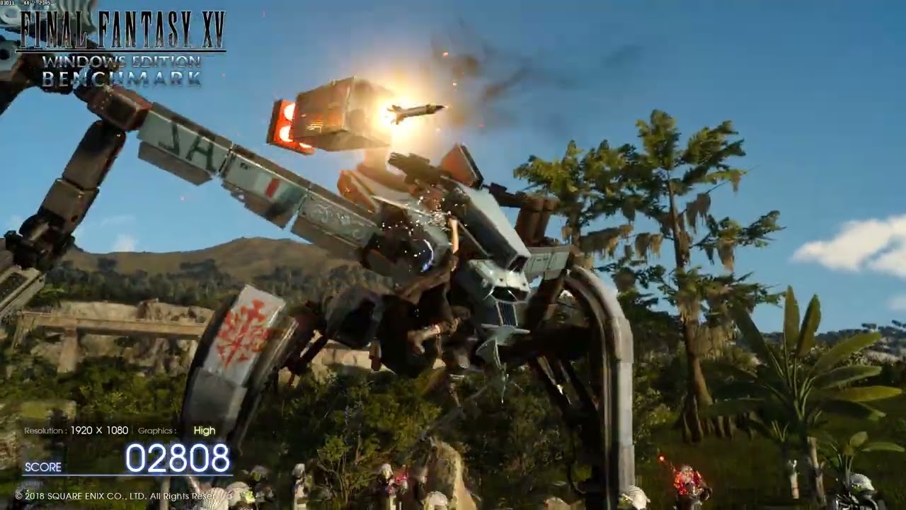 Final Fantasy XV Windows Edition Benchmark Windows 11