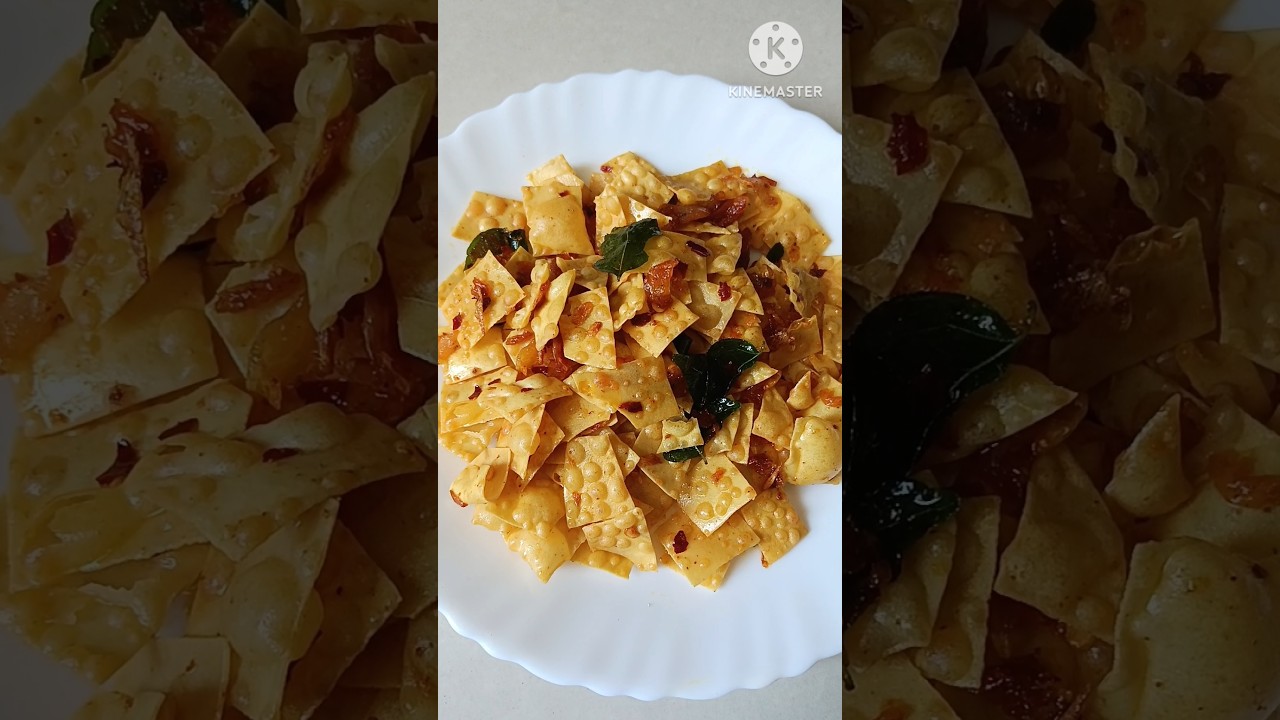 Chilli Papad Recipe / Easy Chilli Papad #shorts #shortsvideo #youtubeshorts