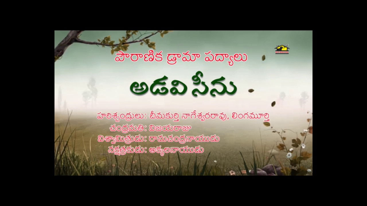 Adavi Scene By Cheemakurthi Nageswara Rao 2  || Pouranika Drama Padyalu || Drama || Musichouse27