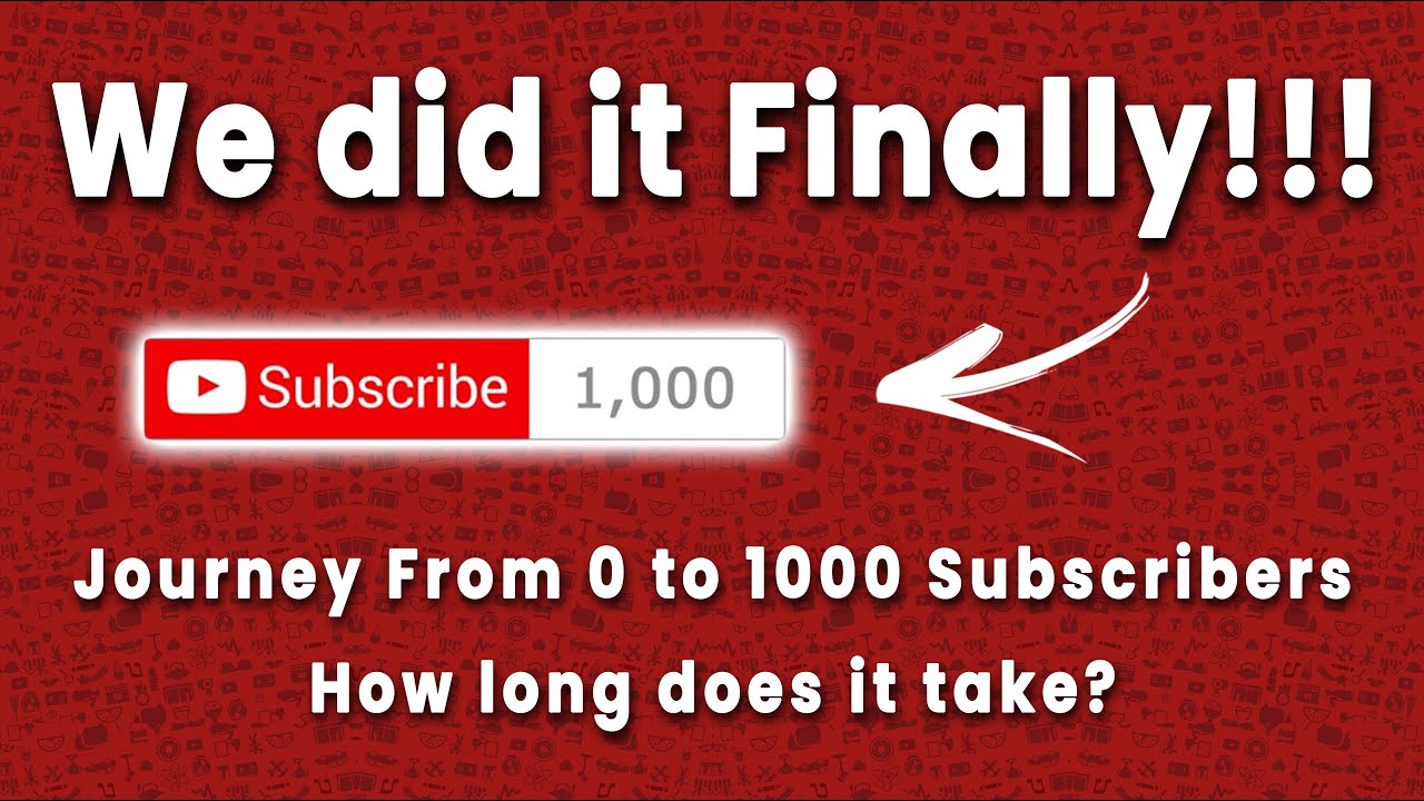 Journey From 0 to 1000 Subscribers : How long does it take? | Tips That Help Me To Grow My Channel