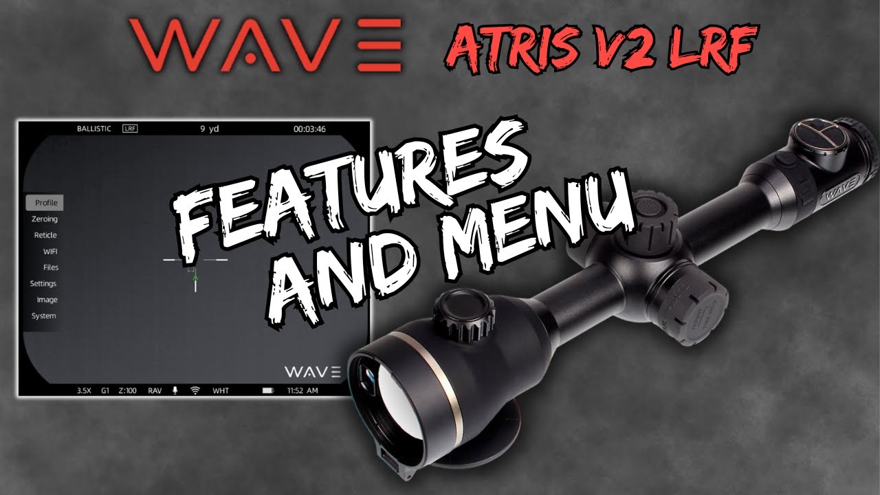 Обзор полного меню и функций Wave Atris LRF v2