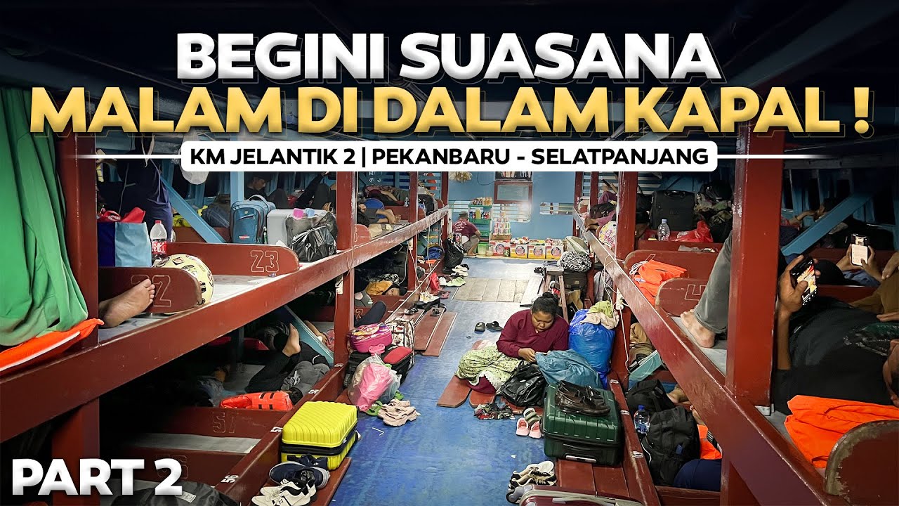 GELAP GULITA Menyusuri Sungai Siak ‼️ Kapal Kayu Tradisional Km Jelatik Pekanbaru - Selat Panjang #2