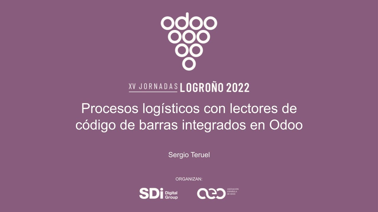 Procesos logísticos con lectores de código de barras integrados en Odoo