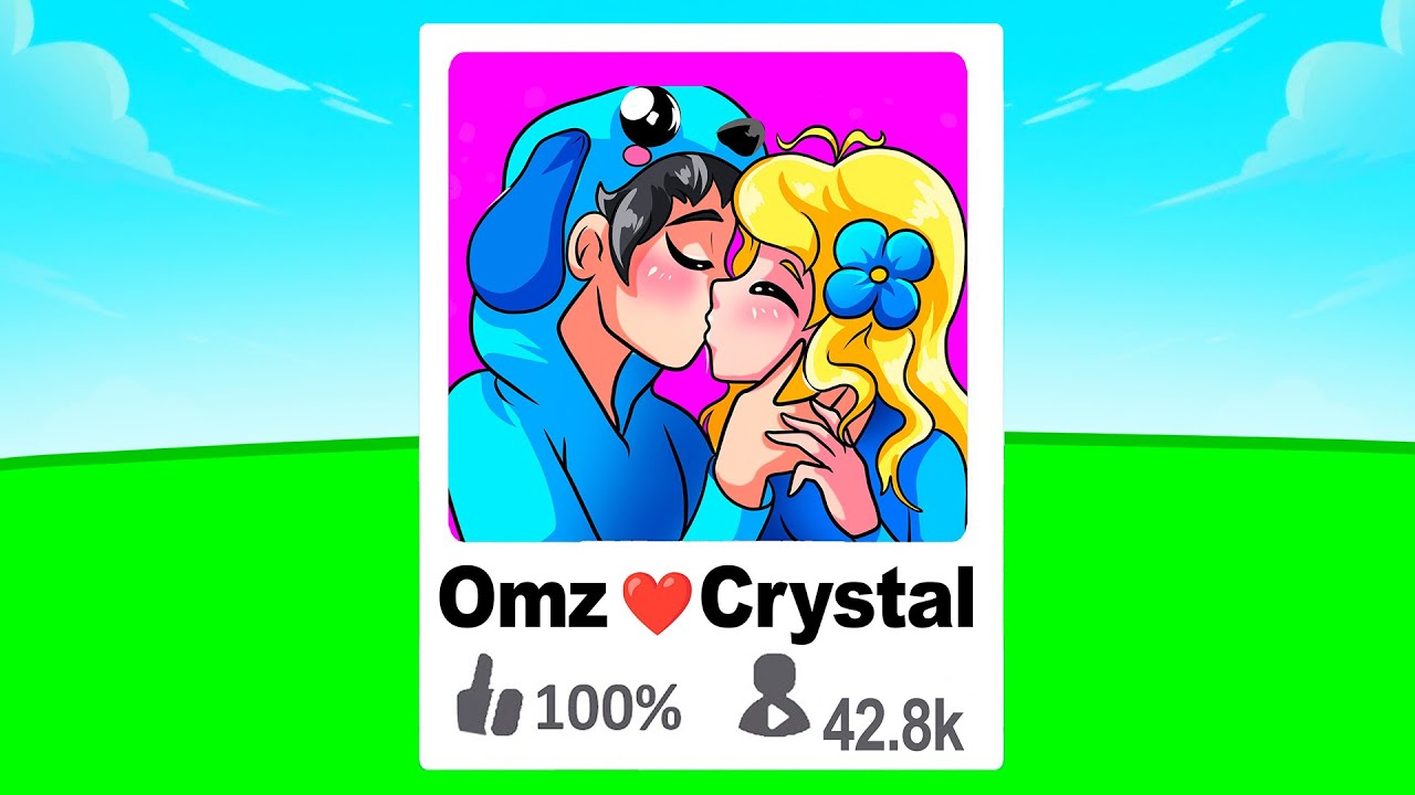 Играем в ЛЮБОВНЫЕ ИГРЫ Omz и Crystal в Roblox!