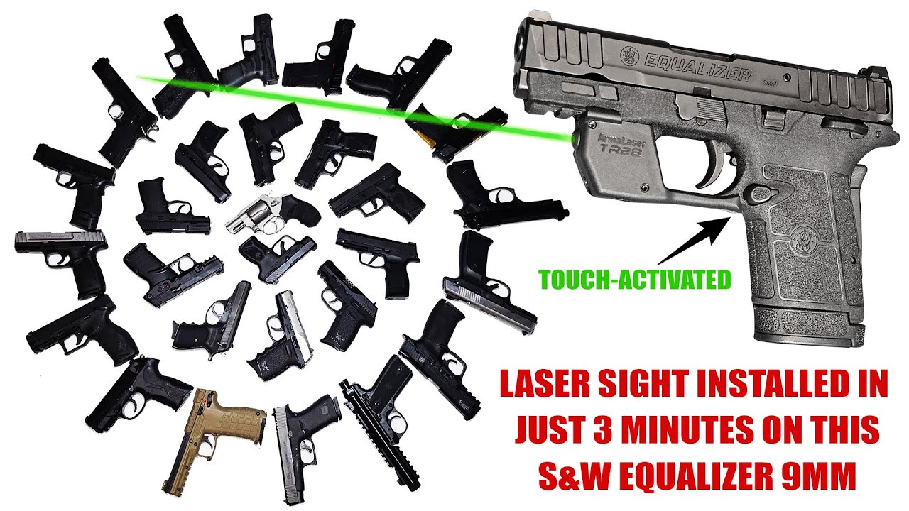 How to install the ArmaLaser TR28 gun laser sight on the S&W Equalizer & Shield EZ Pistols in 3 mins