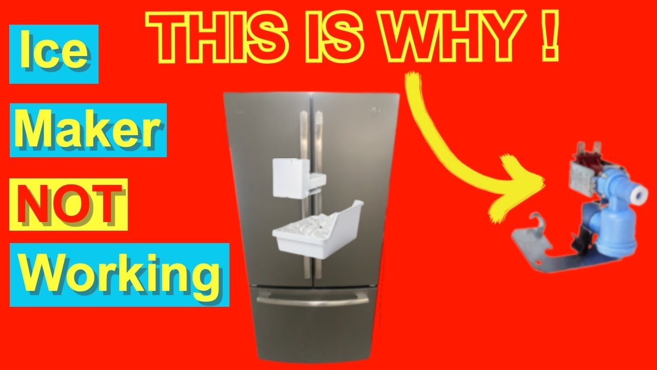Fridge Ice Maker FIX ! Quick & Easy - Water Inlet Valve