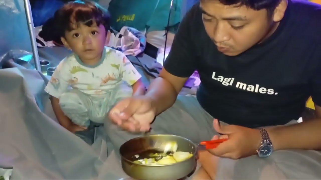 CAMPING BERSAMA ISTRI DAN ANAK | HUJAN DERAS | UJI NYALI DI HUTAN