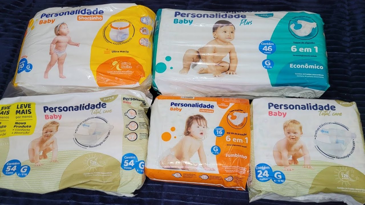 Mostrando todas as fraldas da Personalidade Baby
