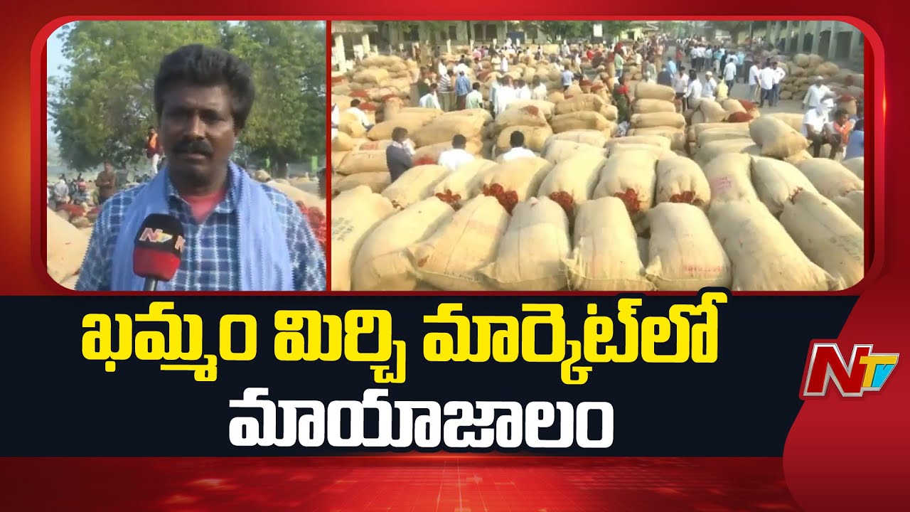 Khammam Mirchi Market : ధర పెరిగినా.. సిండికేట్ కారణంగా నష్టపోతున్న రైతులు | NTV Telugu