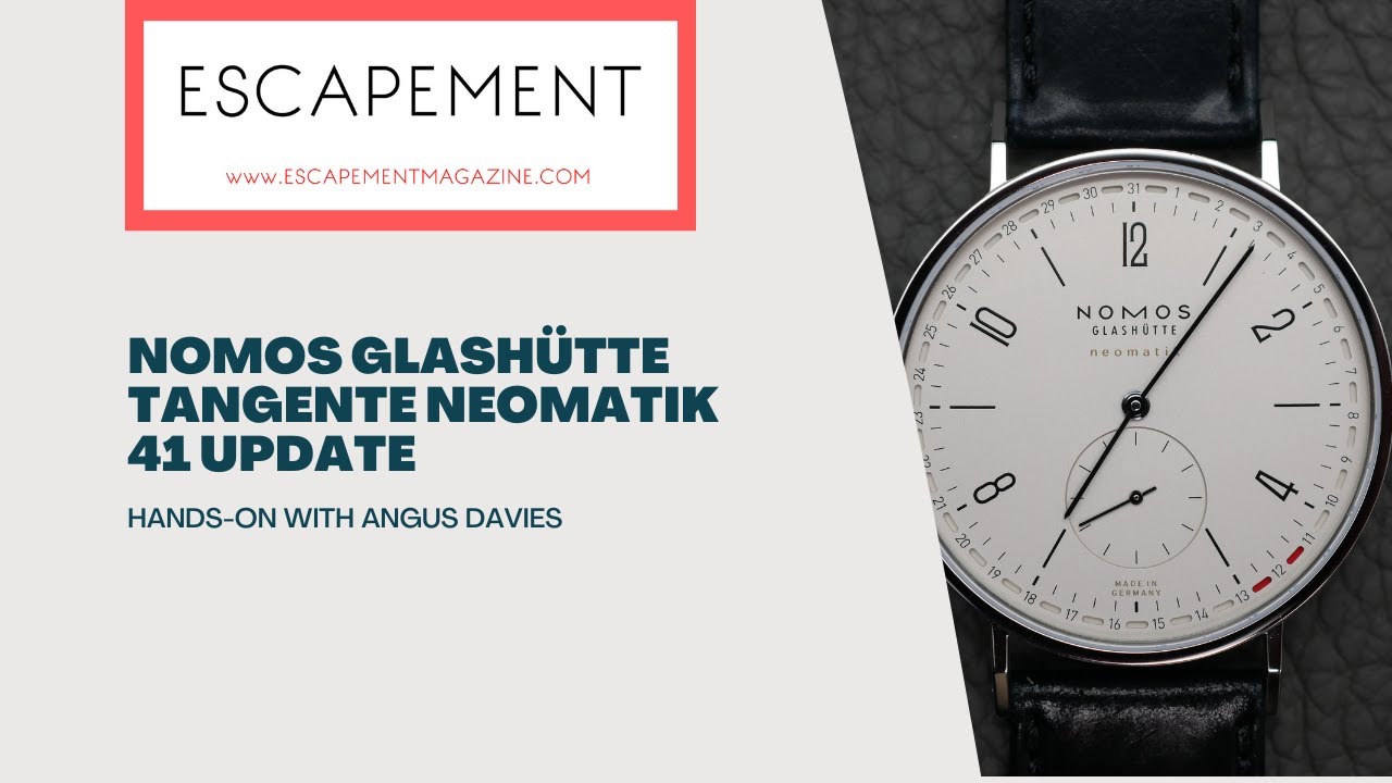 NOMOS Glashütte Tangente neomatik 41 Update and the Calibre DUW6101