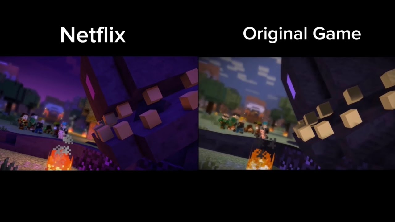 Minecraft: Story Mode | side by side // Netflix & Original  E3