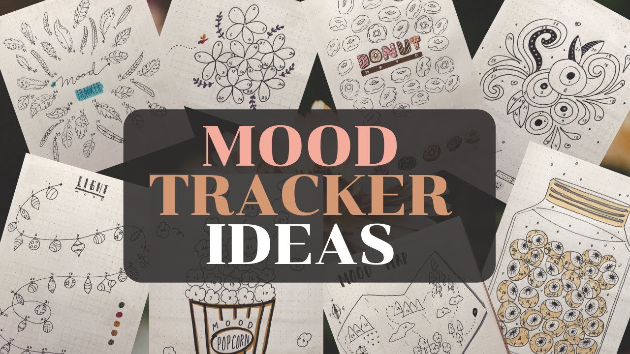 PLAN WITH ME ll Mood Tracker Ideas for Bullet Journal