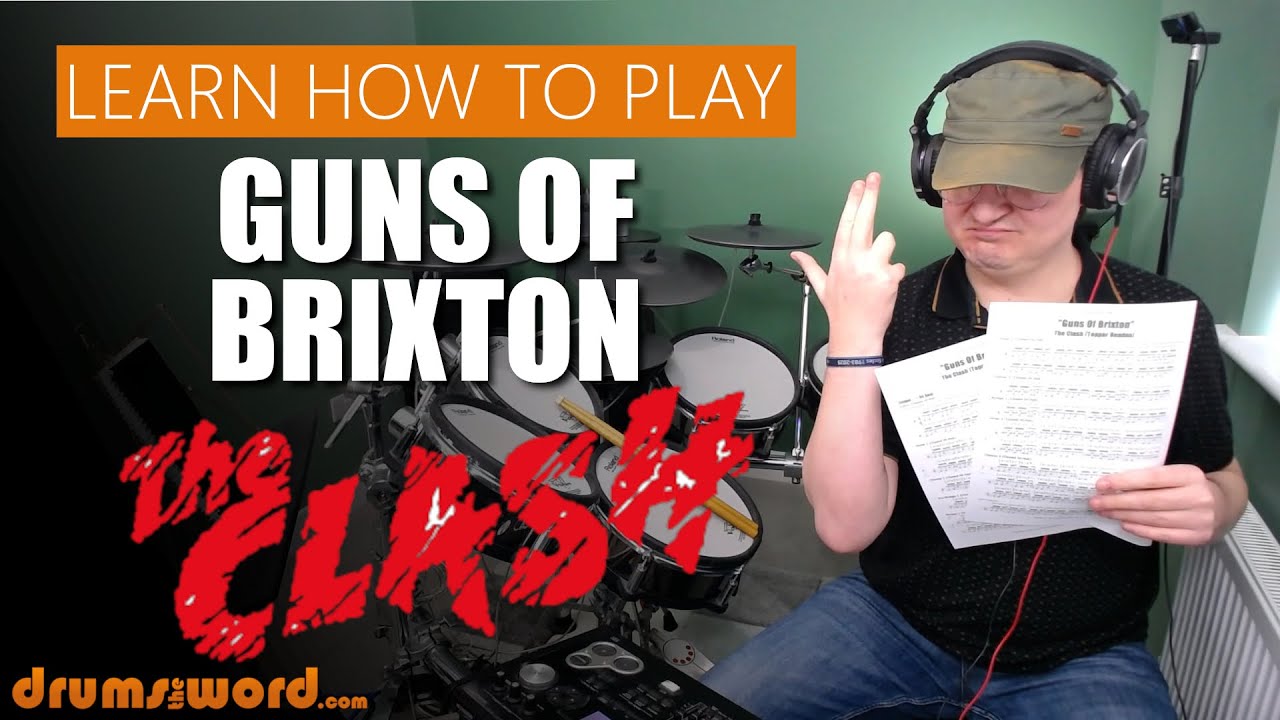 ★ Guns Of Brixton (The Clash) ★ Drum Lesson PREVIEW | How To Play Song (Topper Headon)