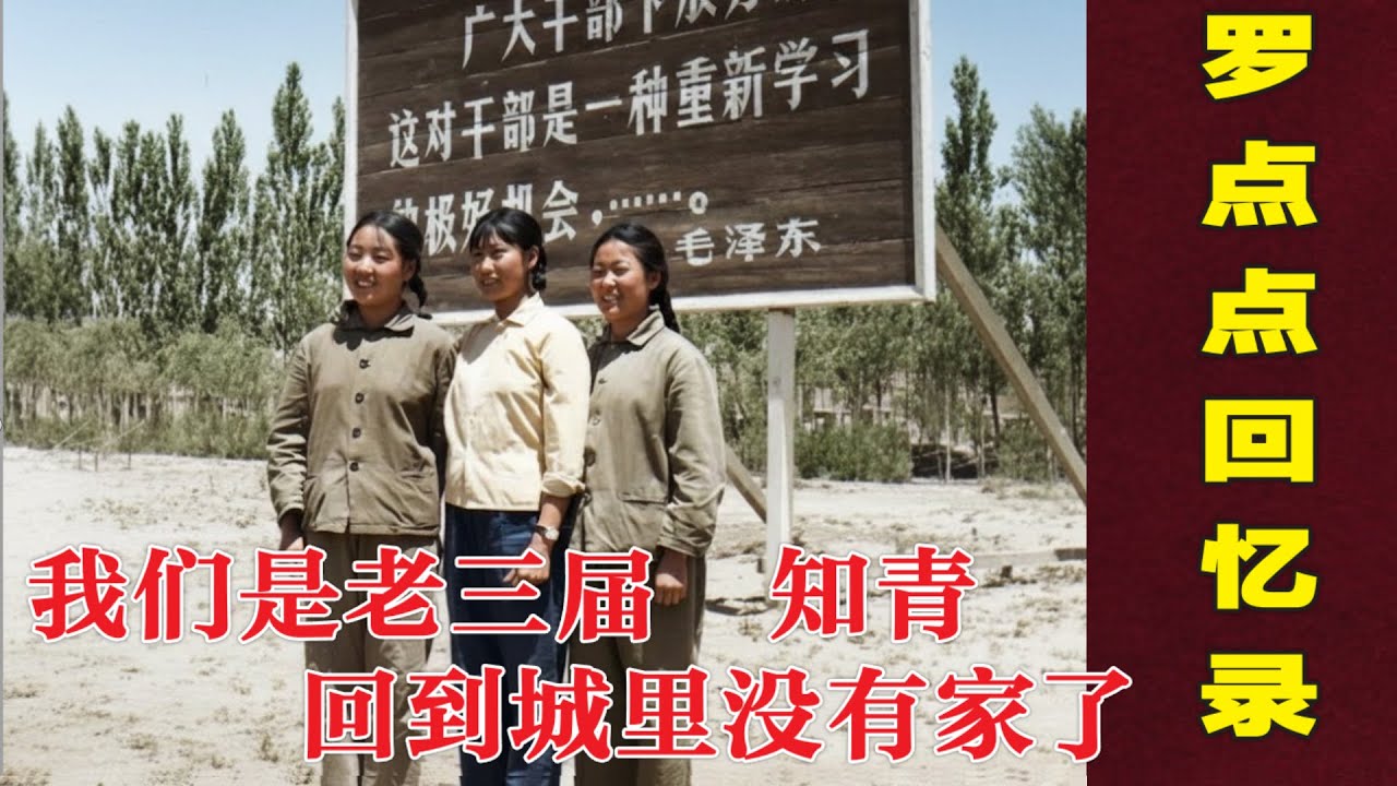 罗点点回忆 | 老三届 知青  | 回城后没家了  #文革#彭罗陆杨 (中文字幕)