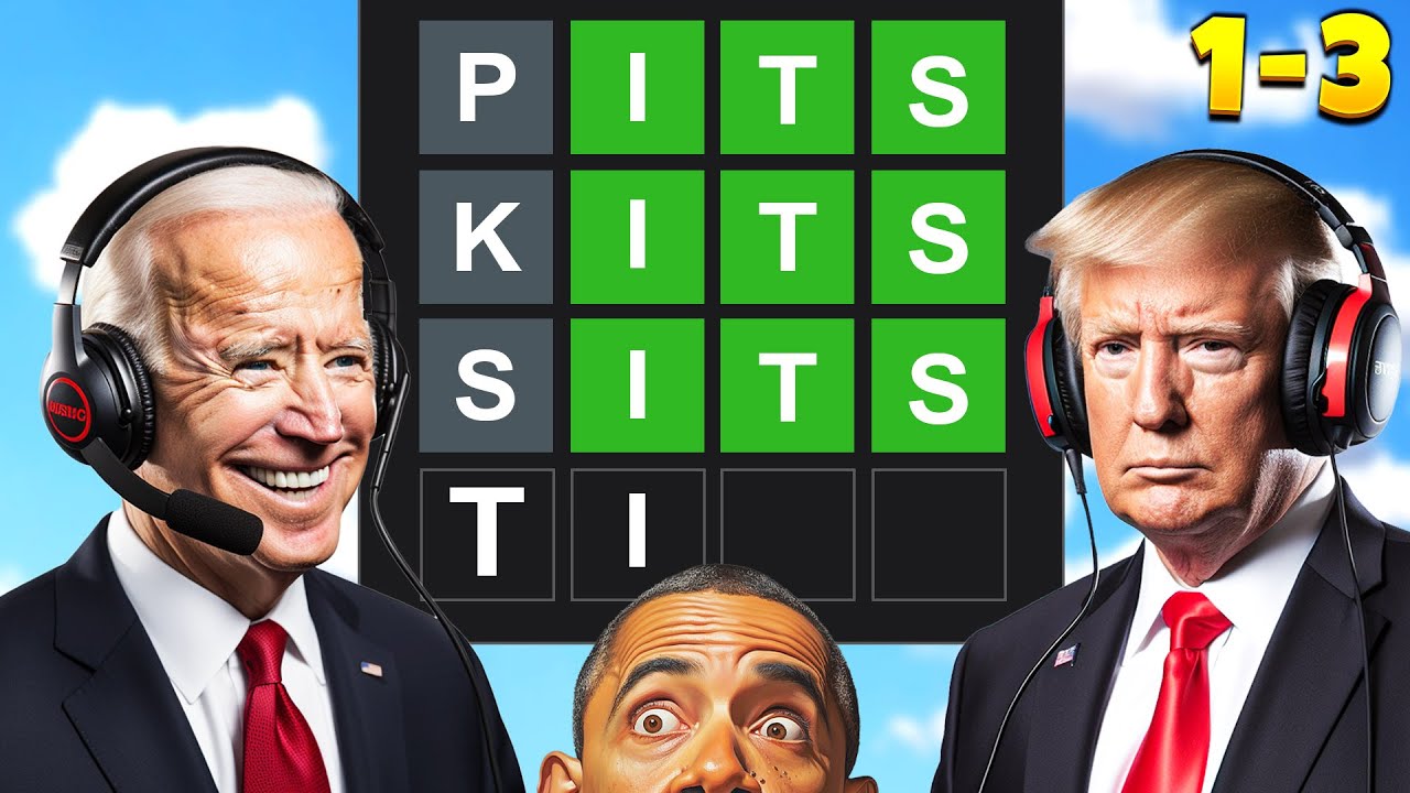 US Presidents Play WORDLE 1-3