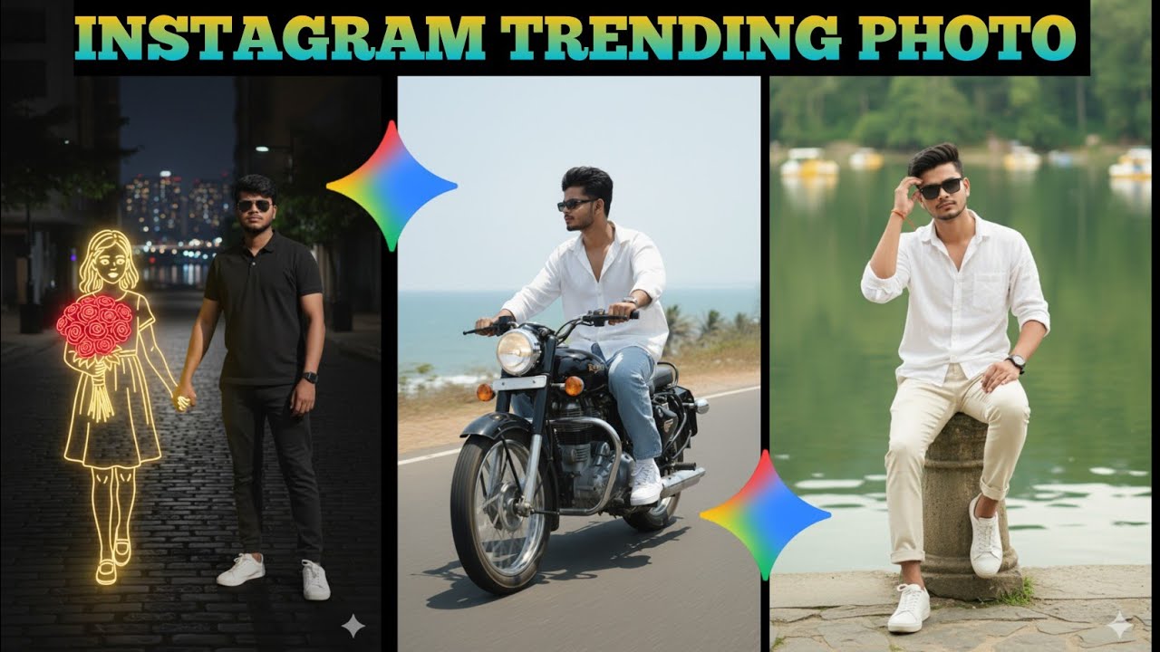 Instagram trending photo//how to create trending photo with Google Gemini