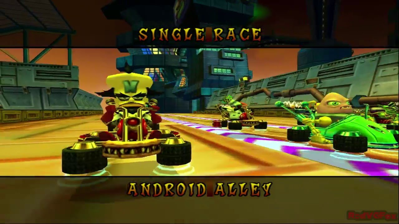 CNK: Crash Nitro Kart - Android Alley [PCSX2[