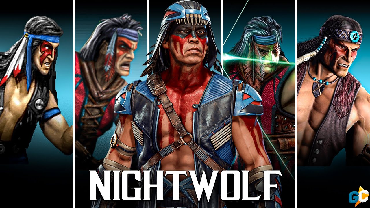 Mortal Kombat NIGHTWOLF Evolution 1995-2019 | 2K 60FPS