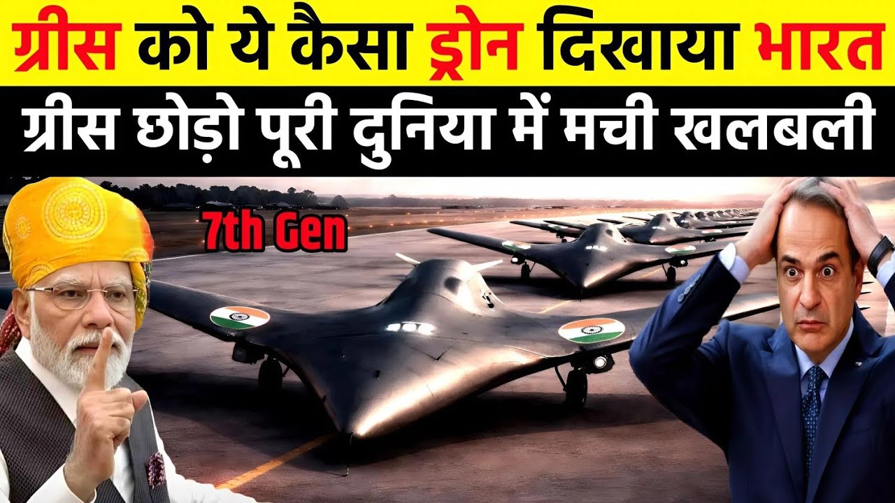 ग्रीस को ये कैसा ड्रोन दिखाया भारत ग्रीस छोड़ो पूरी दुनिया में मची खलबली | Ankit Awasthi Sir