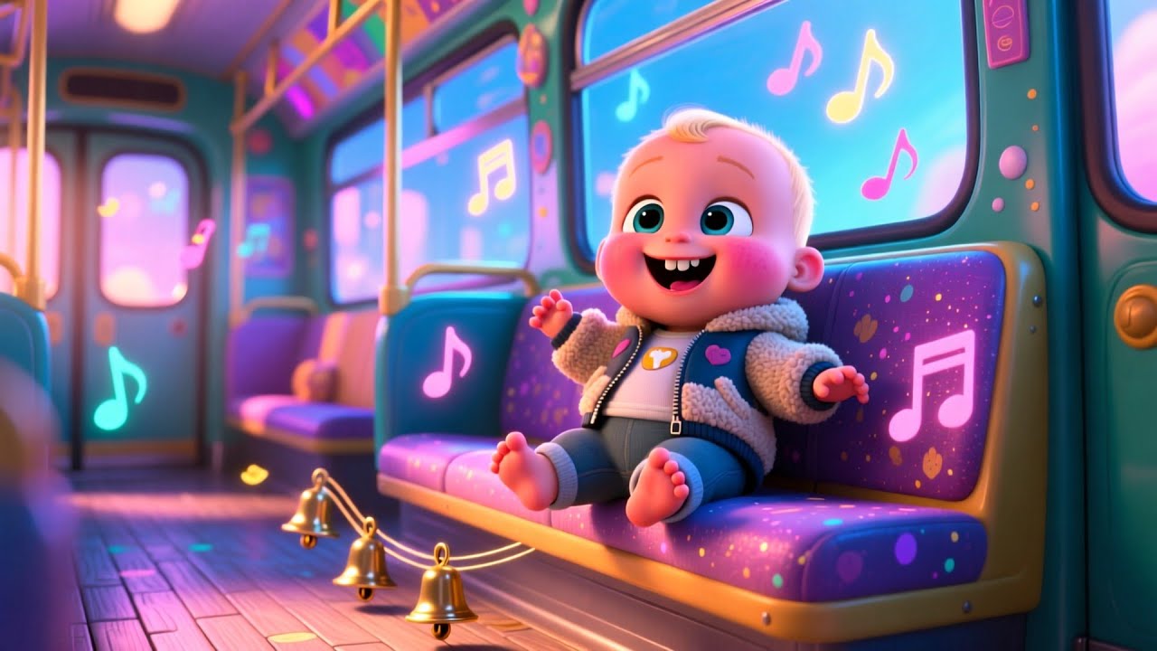 Bus Ride Happy Joy 🚌🎶 Fun Bus Song for Kids | Joyful Vehicle Adventure