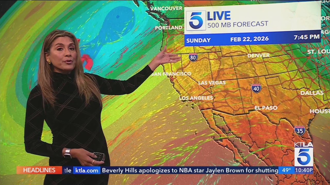 KTLA 5 News Weather Forecast - Friday,  Feb. 20, 2026