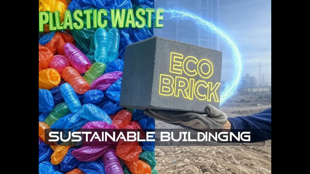 Building Houses with FIRE PROOF PLASTIC BRICKS!!! [ Episode 2: Zero Waste Series ]