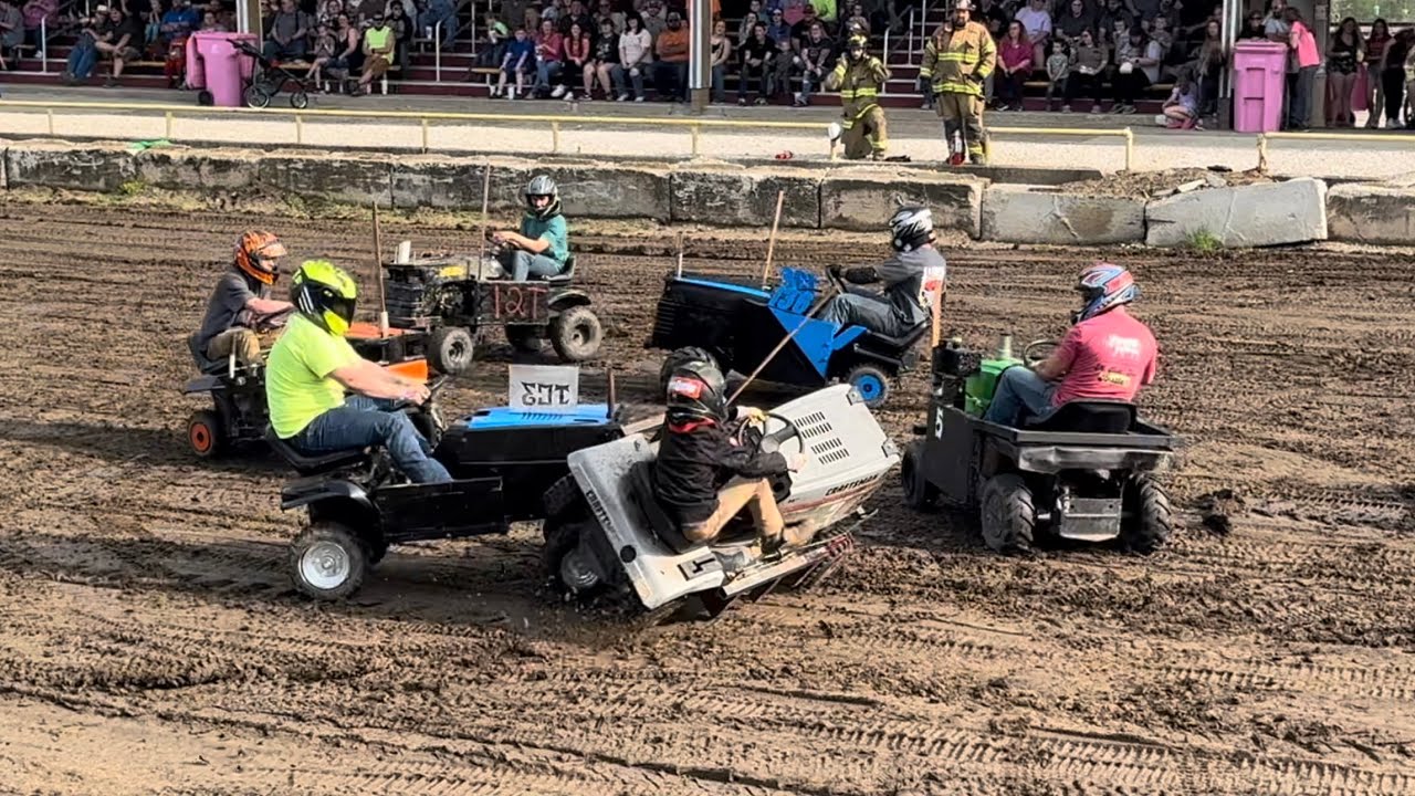 4-27-24 Griggsville Spring Demo Derby Lawnmowers