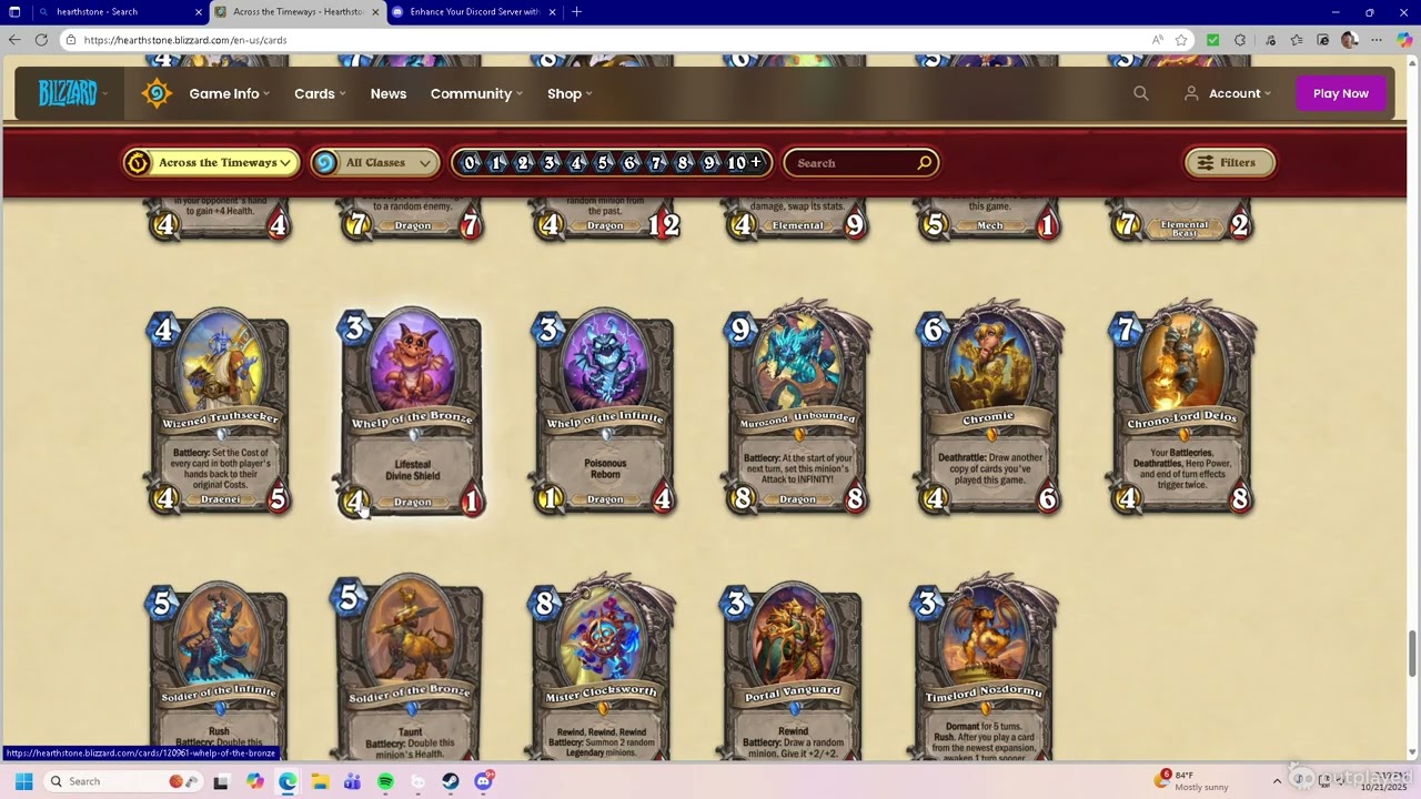 Across the Timeways Card Review Pt. 1 – Neutral & Death Knight Reveals