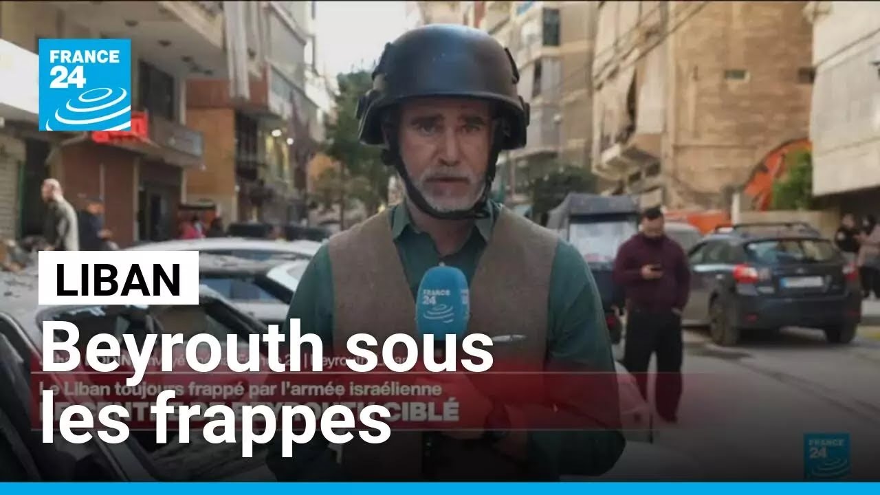 L'armée israélienne annonce une nouvelle vague de frappes à Beyrouth • FRANCE 24