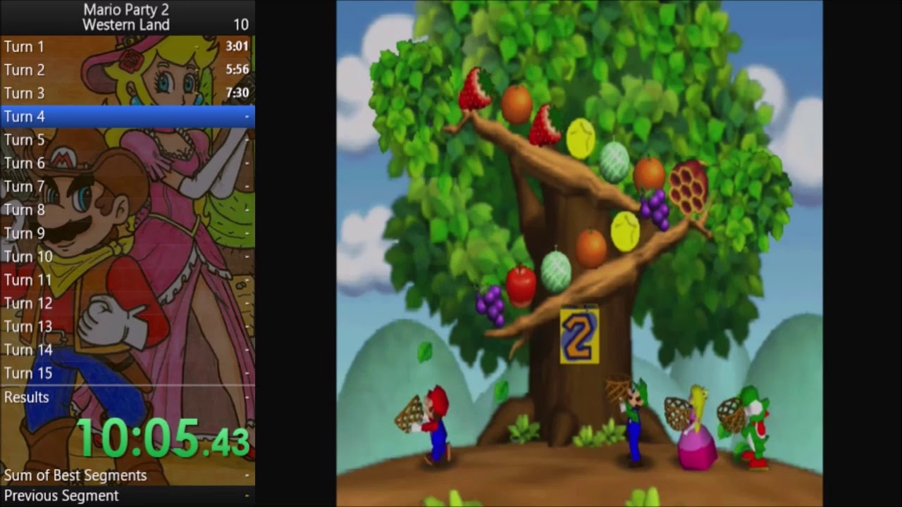 Mario Party 2 Western Land Speedrun(48:25)