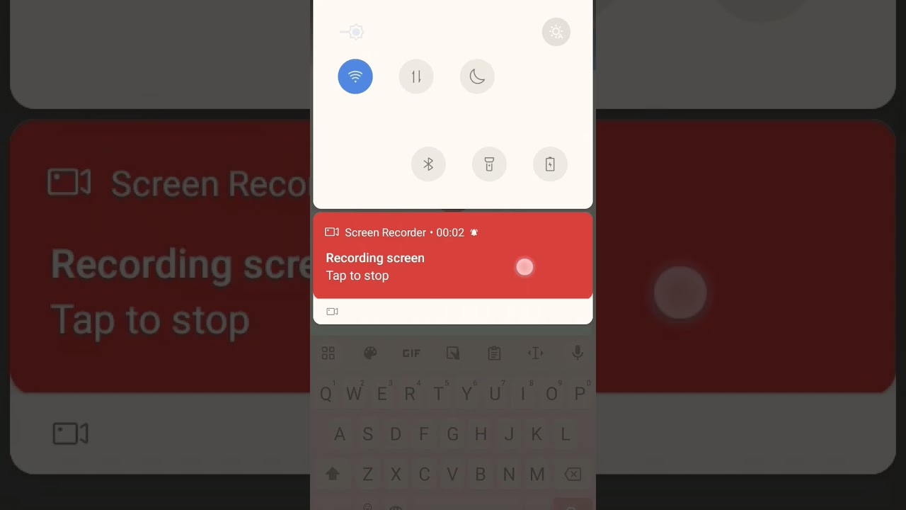 how to get the white circle