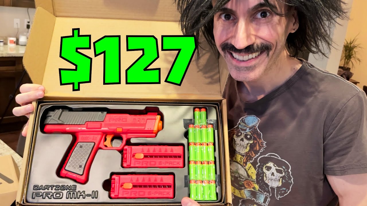 ПИСТОЛЕТ NERF 127 ДОЛЛАРОВ! Dart Zone Pro-Series MK-2