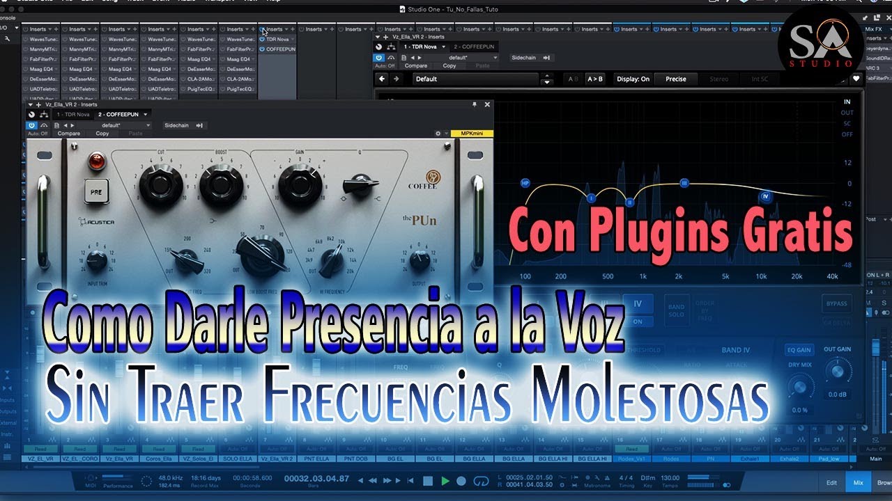 Como Darle Presencia a la Voz Sin Traer Frecuencias Molestas - Mezcla con Plugins Gratis
