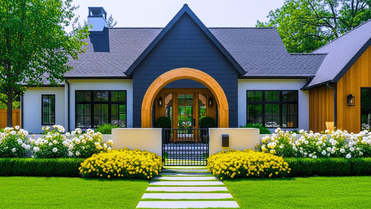 Beautiful Small Front Yard Styling Makeover |  Charming Entryways with Gates & Arches