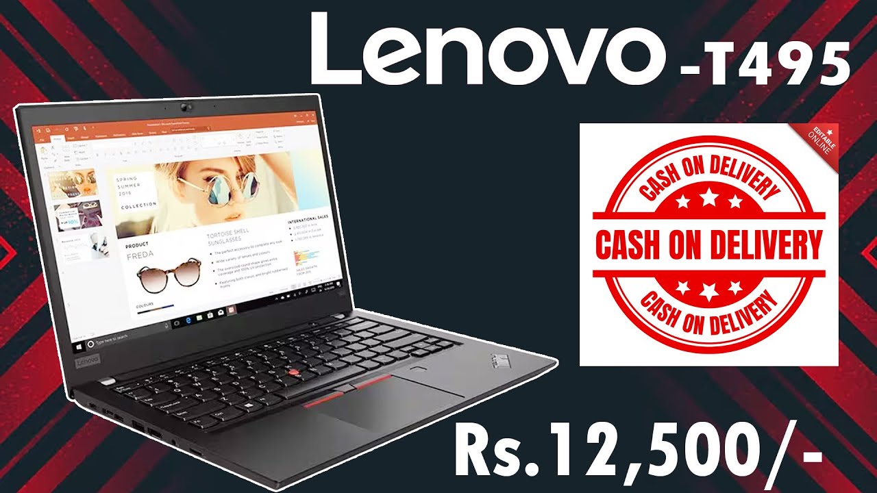 Lenovo ThinkPad T495 (RYZEN 5PRO / 2GB GRAPHICS CARD / 8GB RAM / 256GB SSD)