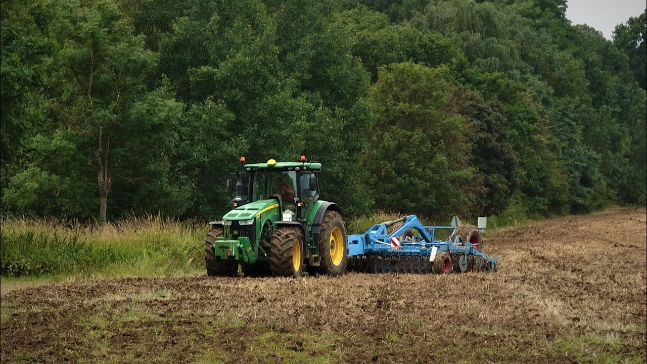 Podmítání 2023 - John Deere 8345R & Lemken Rubin 10 / HD