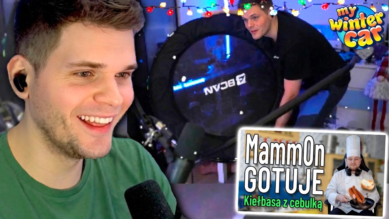 MAMM0N GOTUJE i TRAMPOLINA W DOMU | MY WINTER CAR [8]