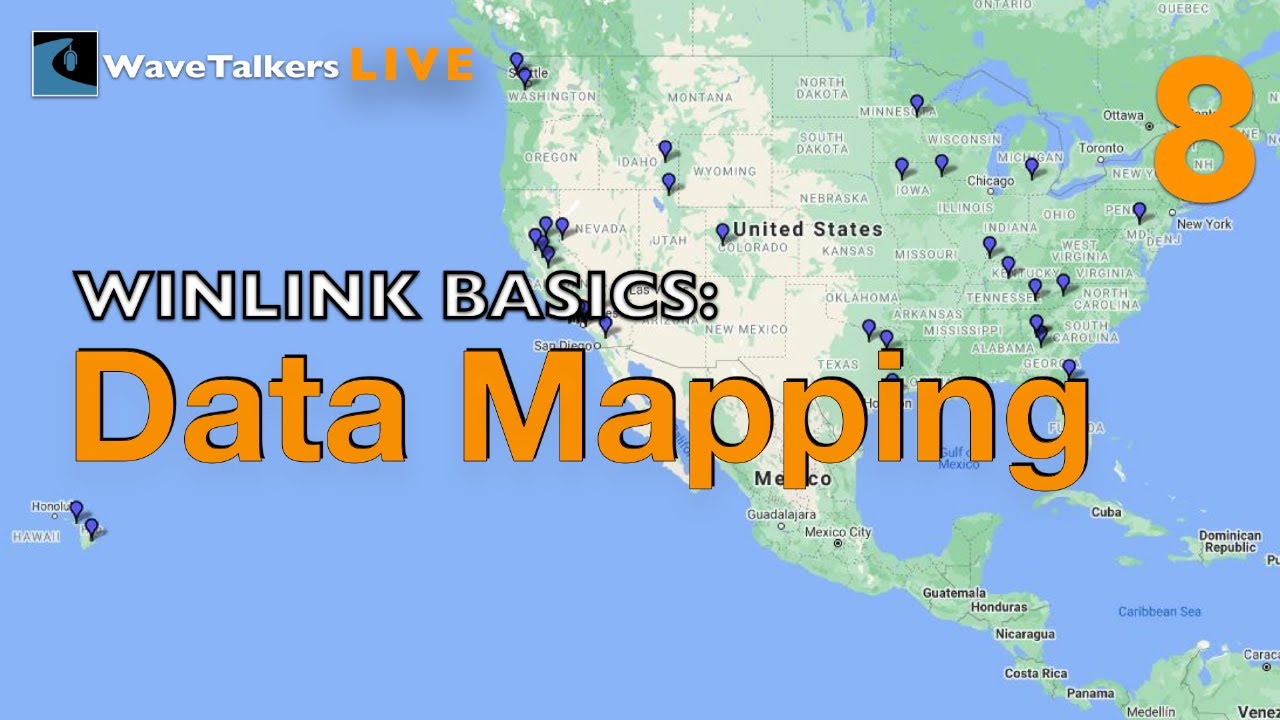 Winlink Basics for EmComm: Data Mapping (Episode 8)